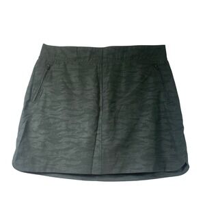 Orvis Skort Womens XL Green Safari Golf Active Outdoor Athletic Skirt‎